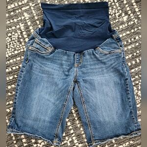 Motherhood maternity jean shorts